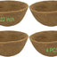 4 Pzas Forros Coco 56x35cm para Macetas Cesta Redonda