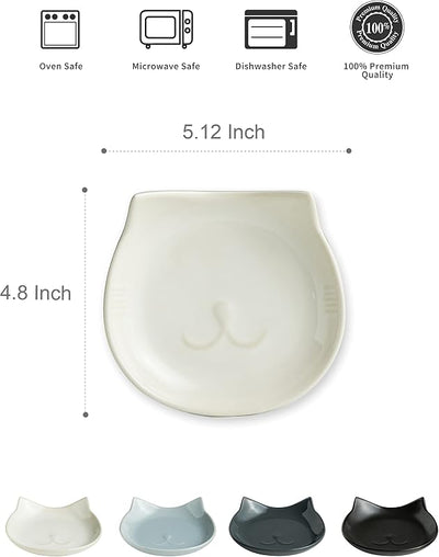 Soporte cuchara cerámica diseño gato cocina 13cm