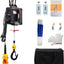 Torno eléctrico 3en1 110v con grúa control remoto garaje