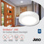Lámpara techo LED 4pulg luz blanca seleccionable ducha