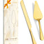 Juego corte pasteles acero inox espátula servidor