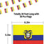 Bandera Ecuatoriana Mini para Fiestas Escuela Eventos