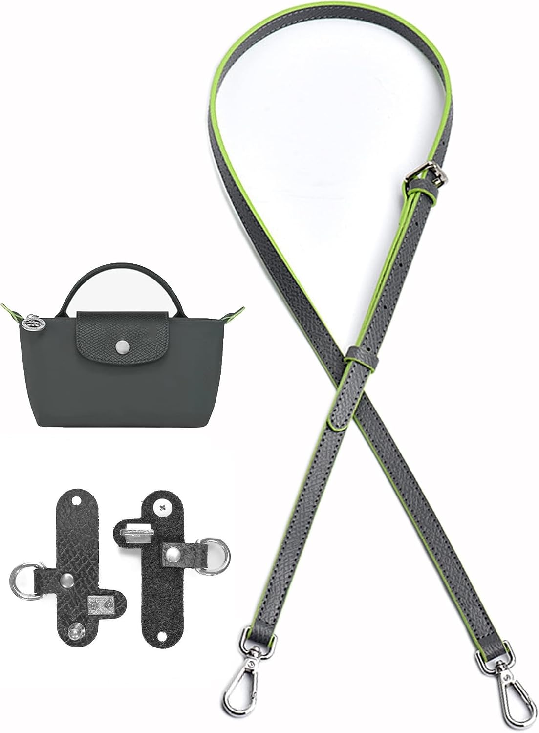 Correa cruzada ajustable para mini bolso Longchamp