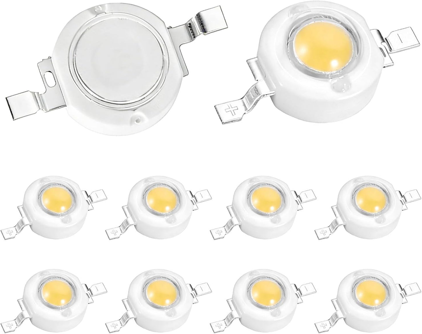 Lámpara LED COB 1.8-3.4V 600-700ma 10 Pzas