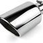 Punta escape 4" entrada 8" salida 15" acero inox