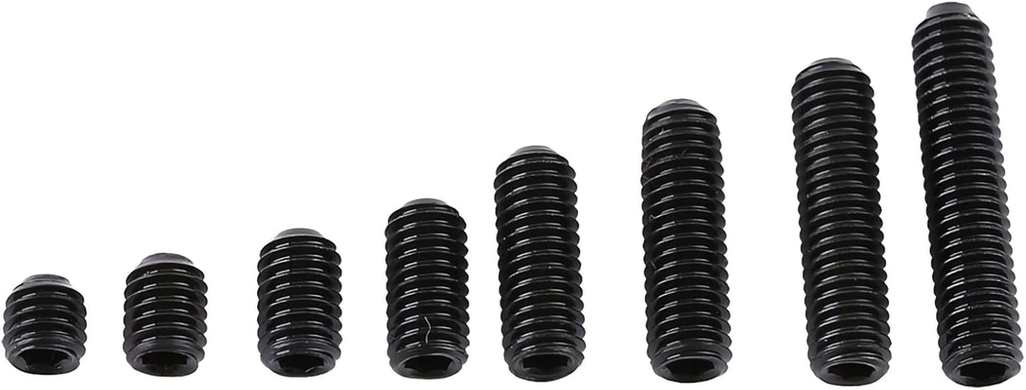 Juego 200 s hex M3 acero carbono negro para manijas puerta