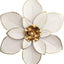 Escultura floral hierro envejecido 10" decoración pared