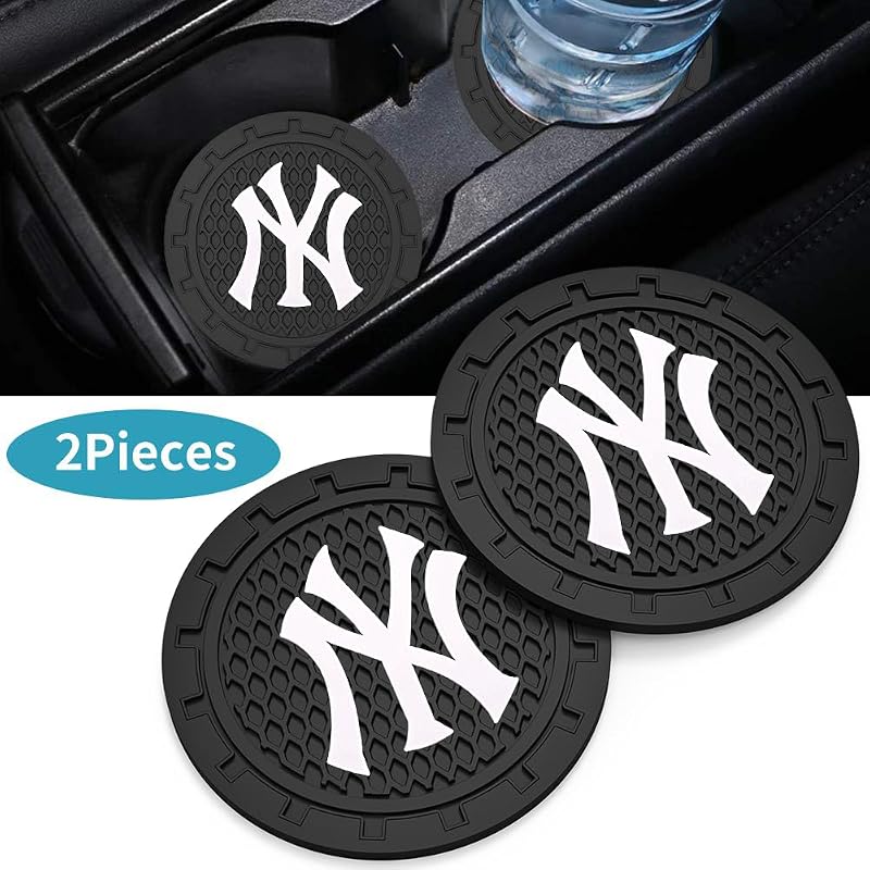 Posavasos Yankees antideslizante para portavasos coche