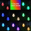 Luces cadena RGB impermeables patio 96" control remoto