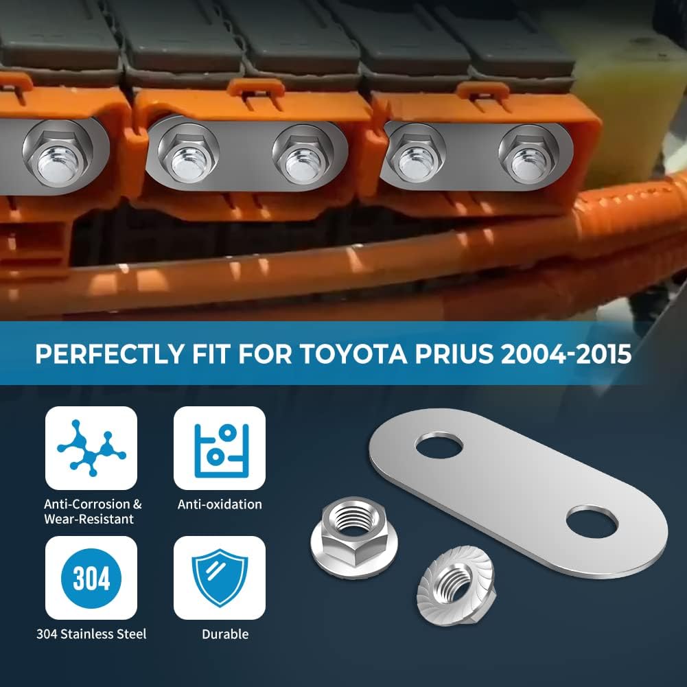Barras bus y tuercas brida acero inox Toyota Prius 04-15