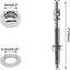 Anclajes hormigón 1/4x3 pulg acero inox 20uds