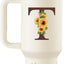 Vaso 40oz con monograma asa pajita regalo personalizado