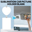 4 Clips Visor Coche Sublimación Foto PET Personalizado
