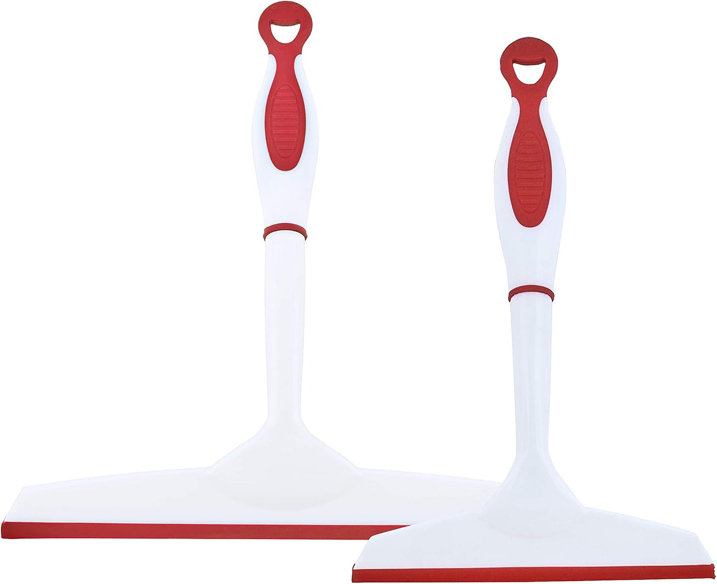 Escobilla goma multiusos sin rayas 6-10pulg rojo