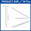 Set 50 Pzas Pines Acero Inox 304 para Estantes Plateado