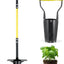 Set 2 herramientas plantación bulbos jardín con marcador