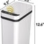 3 Cubos Basura Baño 2.6gal Sensor Movimiento Tapa