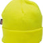 Gorro punto invierno trabajo cálido color amarillo