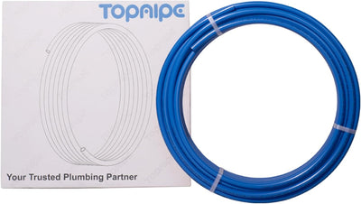 Tubo PEX-B 1/2pulg x100ft azul NSF certificado para agua