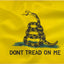 Bandera Gadsden 3x5ft poliéster doble costura ojales latón