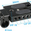 Abrazadera varilla placa montaje 0.591pulg DSLR Rig