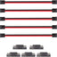 Cable extensión SAE 14 AWG 30cm conector para batería RV motor