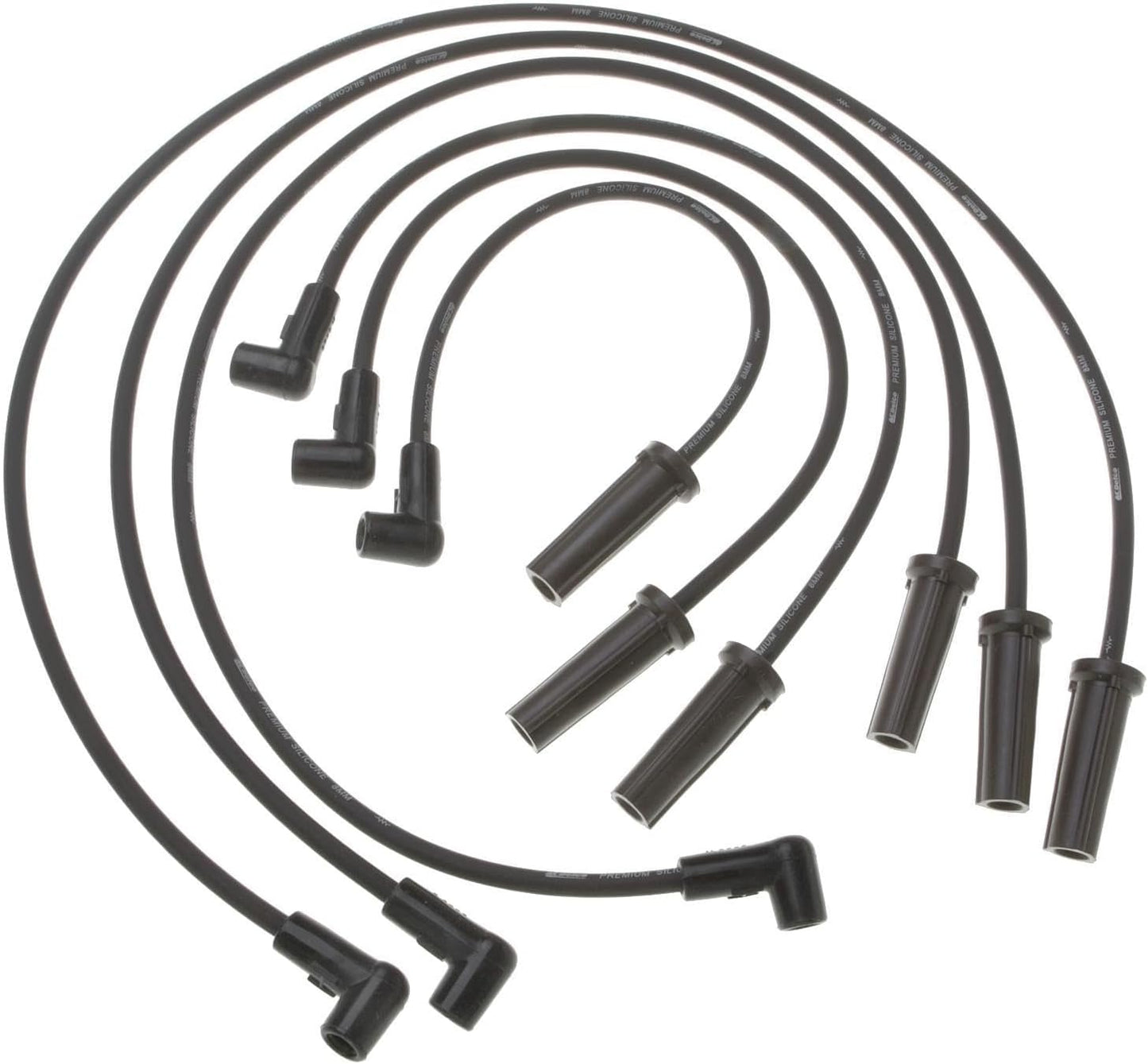 Set cables bujía profesional 9626d negro
