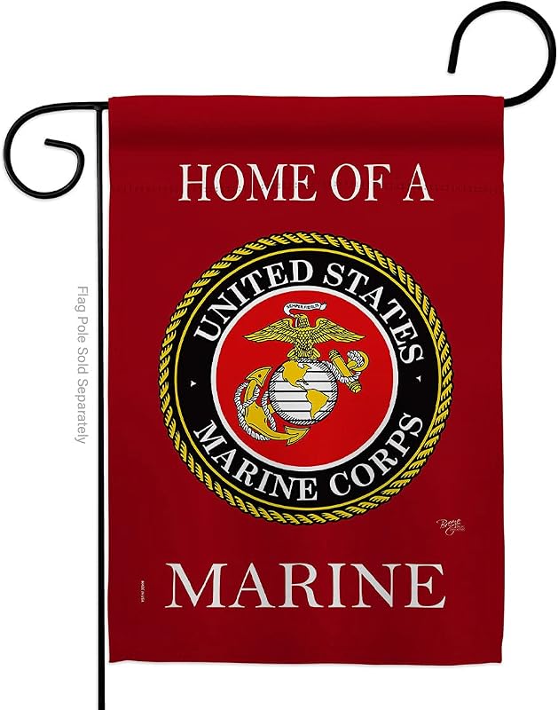 Bandera jardín hogar USMC Semper Fi oficial