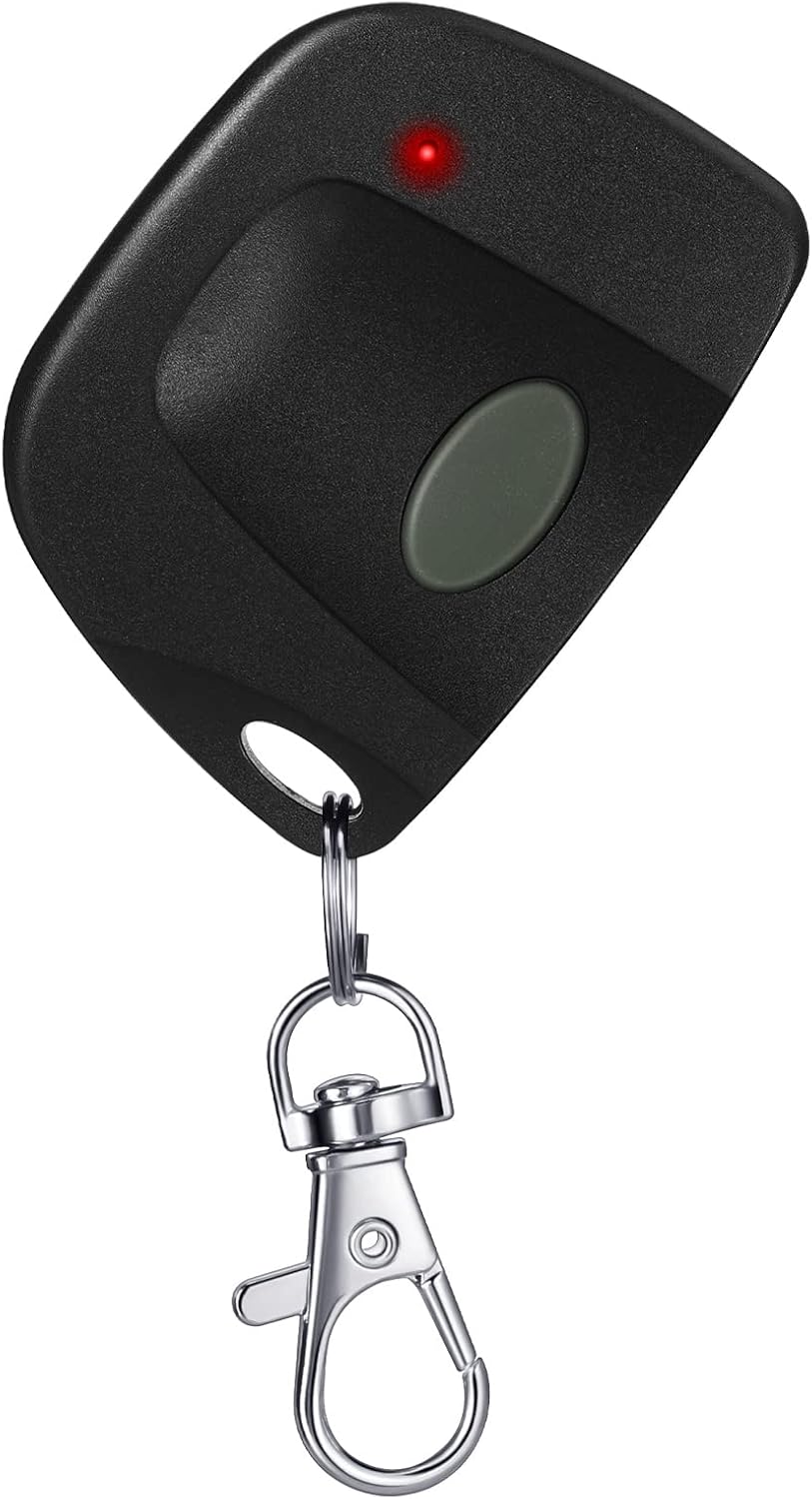 Control remoto puerta garaje multicódigo 300MHz con llavero negro