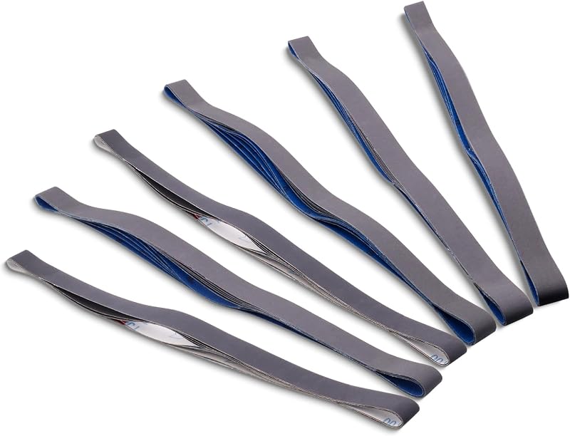 Pack 15 Correas Lijado Silicio 42pulg 600-1000granos