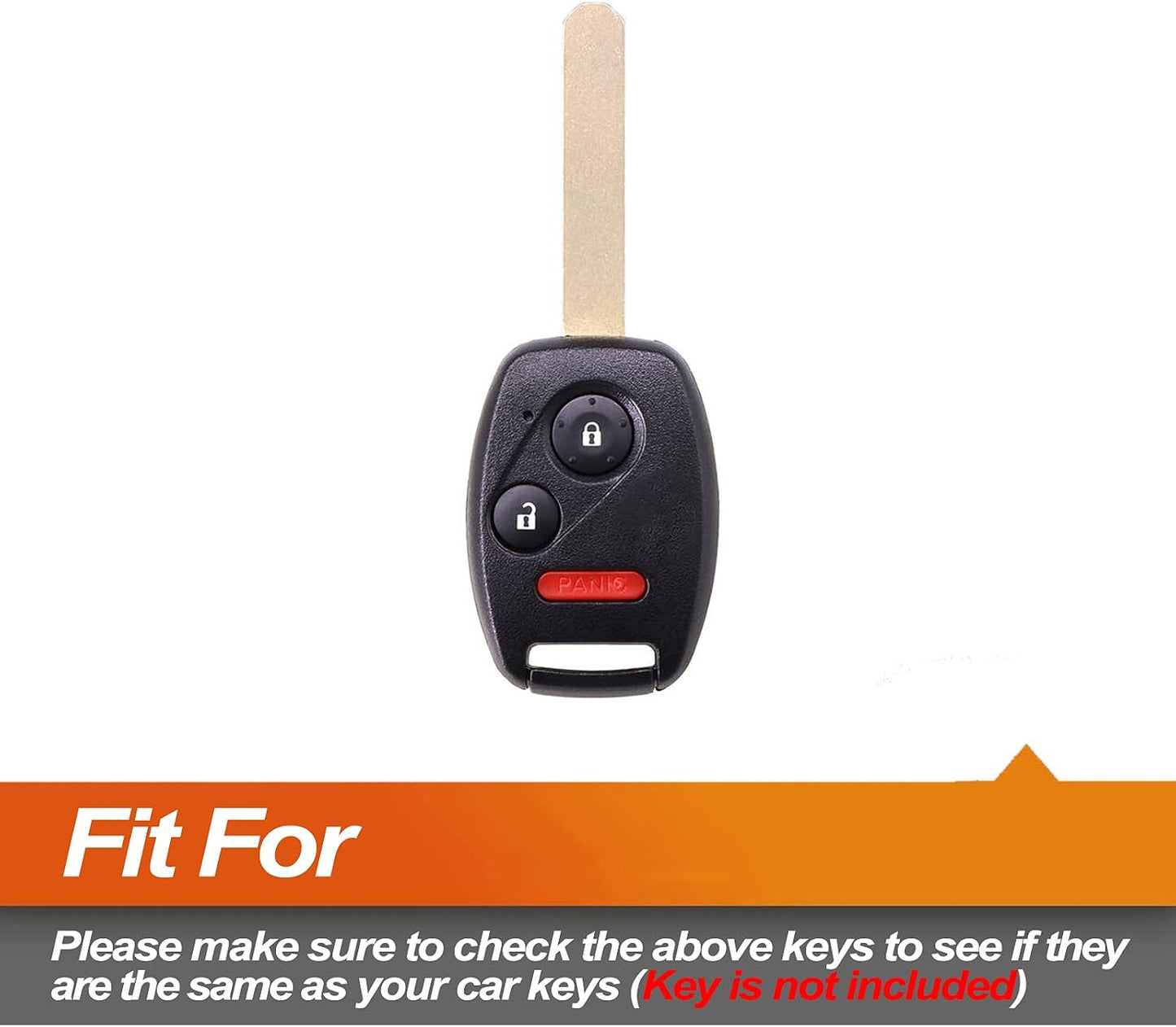 Funda llavero silicona comp Honda Accord Civic CR-V Fit