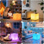 Silla Cubo LED Inalámbrica 16'' con Control RGB Recargable