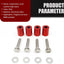 Kit elevador capó motor turbo universal aluminio 0.315pulg