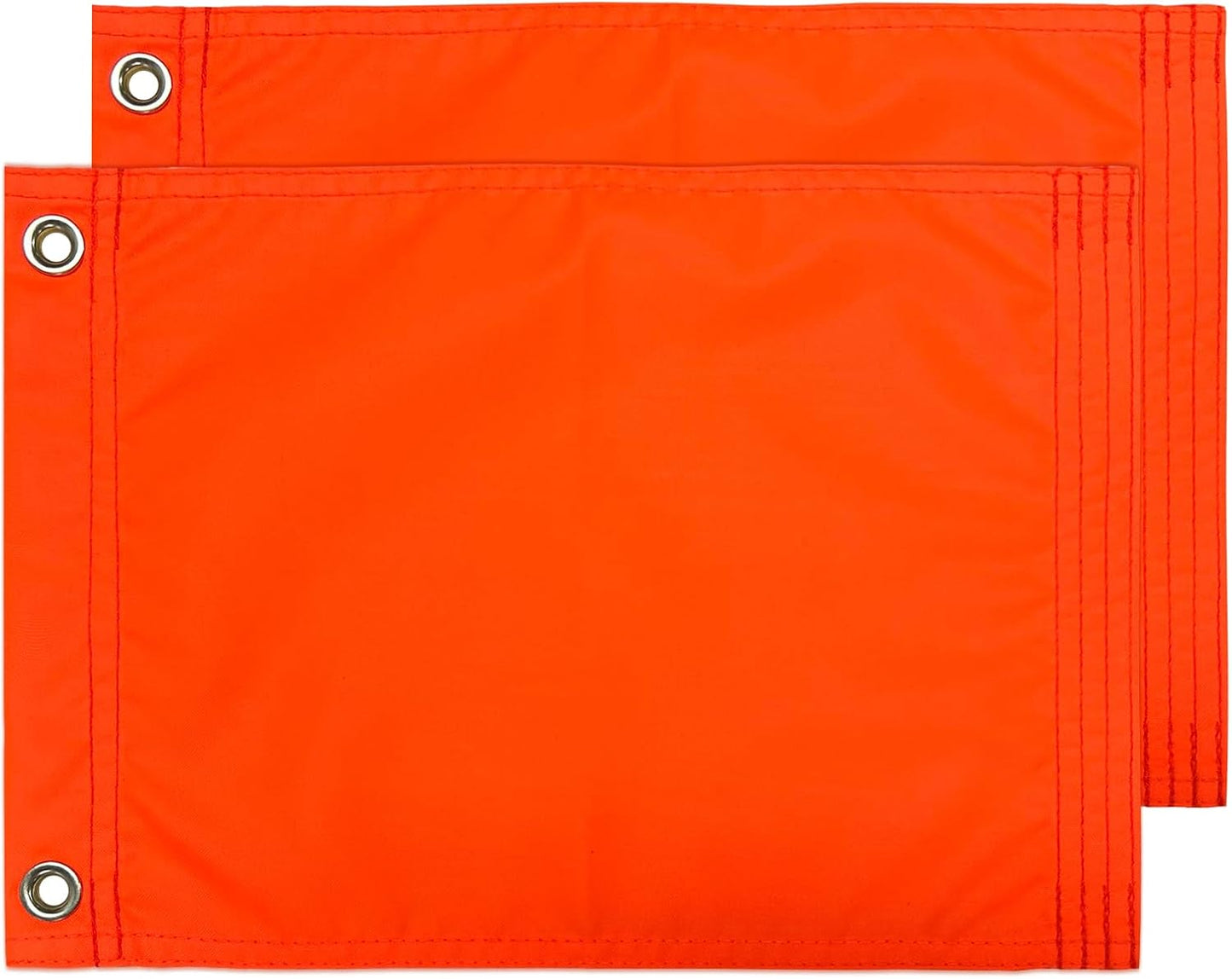 Bandera naranja 9x12" set 2 seguridad UTV