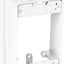 Extensión caja resistente 1 banda 4 salidas 1/2pulg blanco