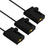 Kit 3 conectores bocina automotriz 90980-10619