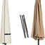 Cubierta parasol impermeable para sombrilla 7-10ft beige