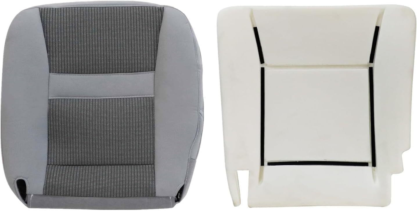 Funda asiento tela cojín espuma gris comp Dodge Ram