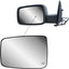 Espejo puerta conductor Ram 1500/2500 09-18 con placa
