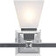 Vanidad 3 luces cromo pulido vidrio esmerilado