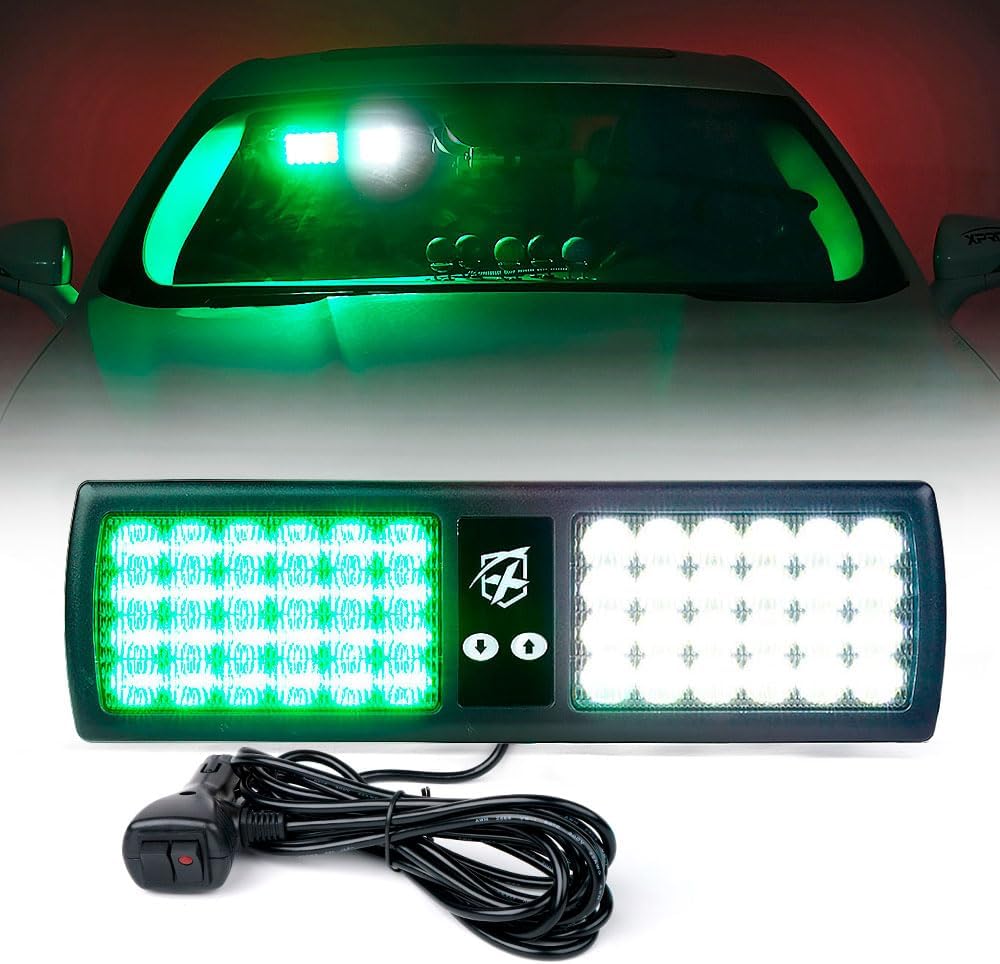 Visera estroboscópica 48led luces intermitentes para vehículos