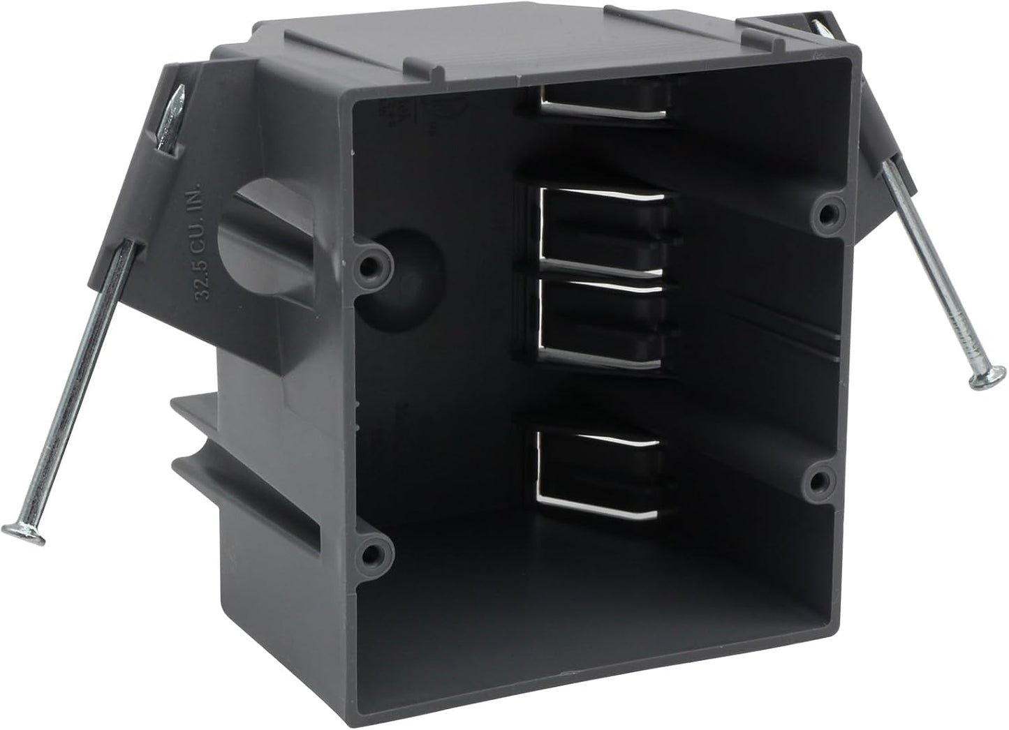 Caja salida eléctrica 2 bandas 32pulg3 ETL PVC