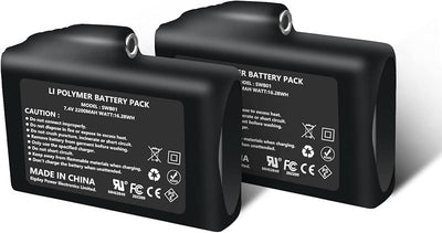 Baterías recargables 7.4v 2200mah 2 pzas
