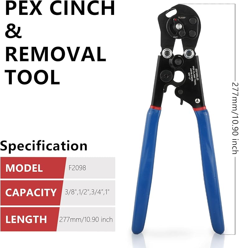 20 Herramienta prensado 2en1 trinquete acero inox 3/8-1"