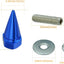 Kit 4 tuercas para placa matrícula motocicleta automóvil