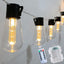 Guirnalda Luces Exteriores 6.8pulg 10 LED Impermeable Patio