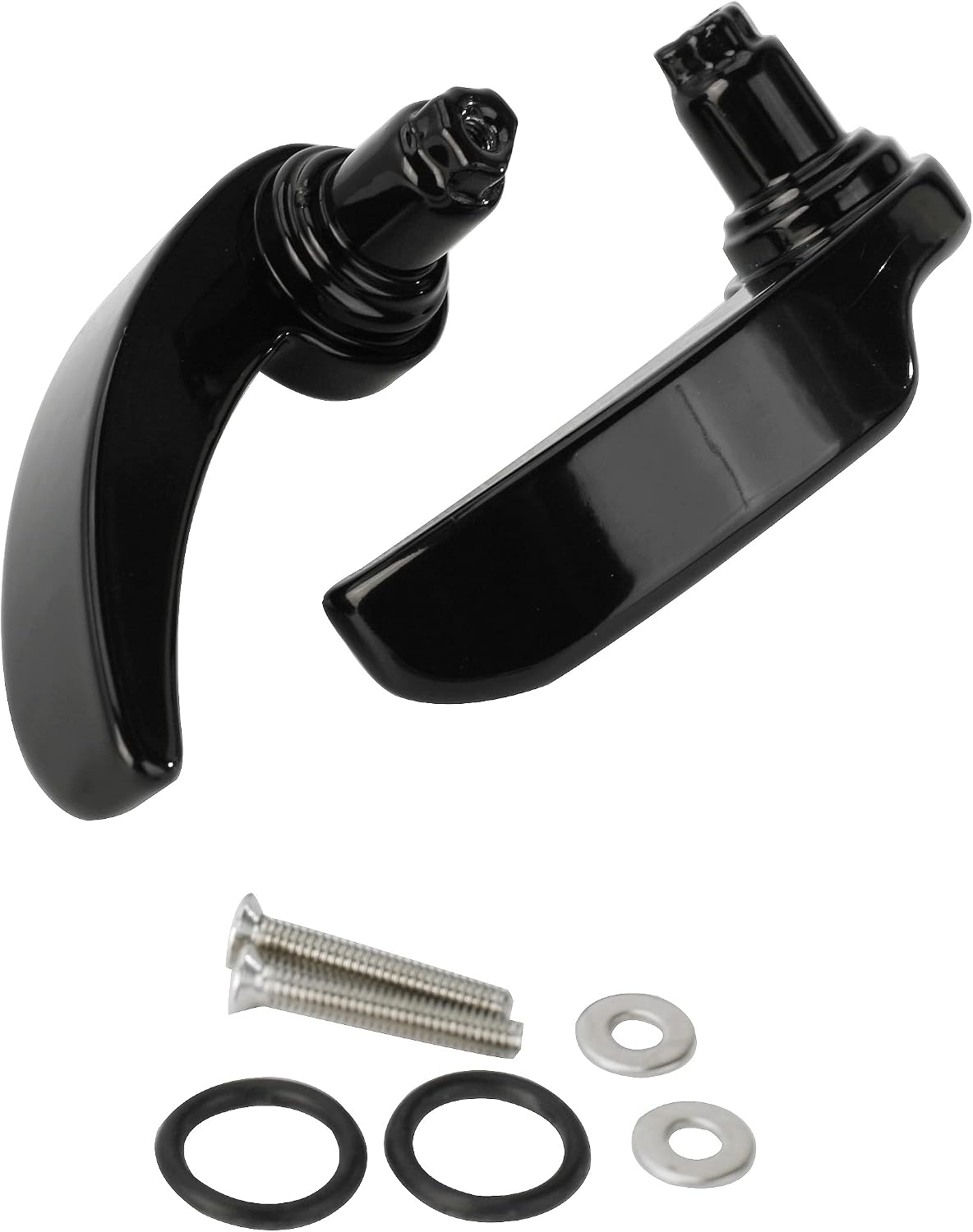 Elevador tapa aluminio negro para bolsas sillín Glide 14-26
