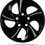 Cubiertas rueda negras 15pulg Honda Civic 06-15 pack 4