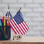Set 48 banderas americanas 4x6pulg fabricadas EE.UU.