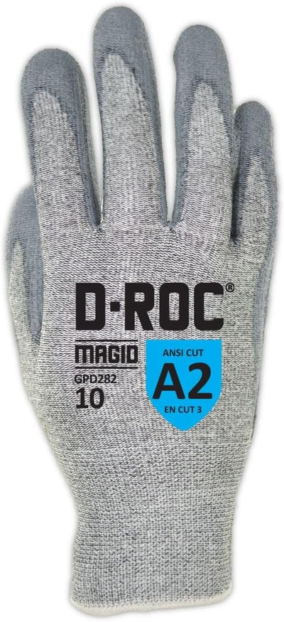 Guantes trabajo palma PU tamaño 9/L